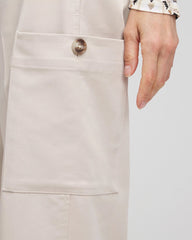 Chico's Petites Petite Sateen Cargo Pants