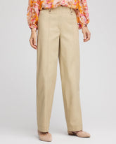 Chico's Petites Petite Canvas Cargo Wide-Leg Pants