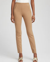 Chico's Petites Petite Juliet Slim Trim Detail Ankle Pants