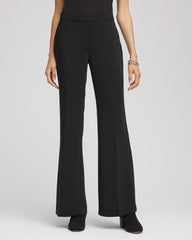 Chico's Petites Petite Crepe Flared Trouser Pants