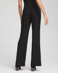 Chico's Petites Petite Crepe Flared Trouser Pants