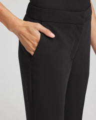 Chico's Petites Petite Crepe Flared Trouser Pants
