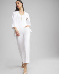 Chico's Petites Petite Brigitte Wide Leg Cropped Pants