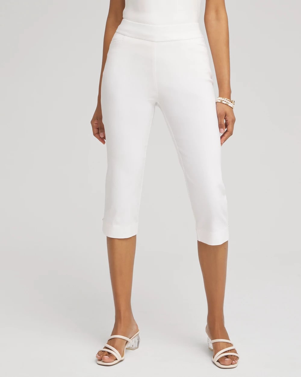 Chico's Petites Petite Brigitte Rivet Capris