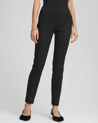 Chico's Petites Petite Jacquard Brigitte™ Slim Ankle Pants