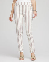 Chico's Petites Petite Brigitte™ Striped Ankle Pants