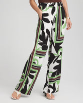 Chico's Petites Petite Printed Silky Soft Pants