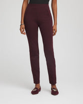 Chico's Petites Petite Circle Jacquard Juliet Slim Ankle Pants
