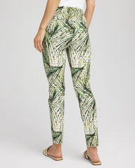 Chico's Petites Petite Brigitte™ Slim Ankle Palm-Print Pants