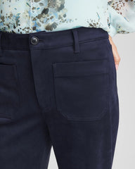 Chico's Petites Petite Faux Suede Bootcut Ankle Pants