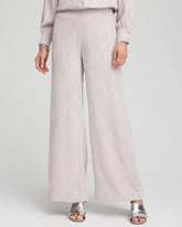 Chico's Petites Petite Sequin Wide Leg Pant