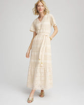 Chico's Petites Crochet-Lace Maxi Dress