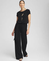 Chico's Petites Petite Travelers™ Cap Sleeve Jumpsuit