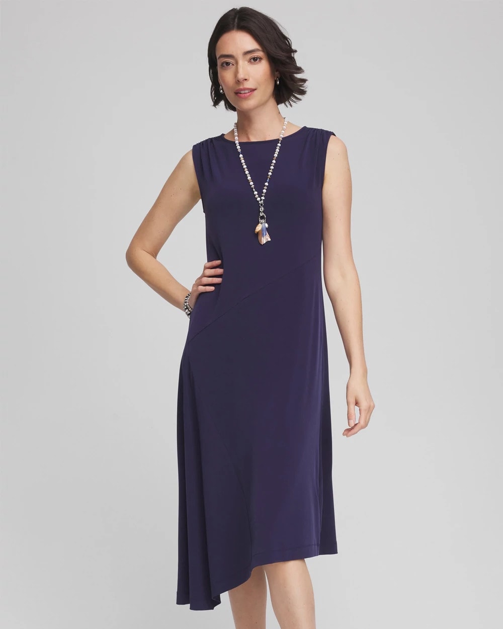 Chico's Petites Petite Travelers™ Knit Sleeveless Dress
