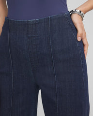 Chico's Petites Petite Pull-On Wide-Leg Trouser Jeans