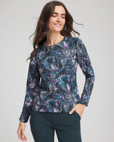 Chico's Collections Zenergy® Soft Brushed Scattered Top