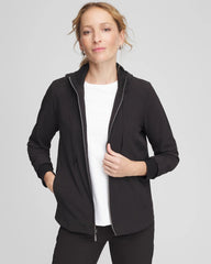 Chico's Collections Zenergy® UPF Rib Mix Jacket