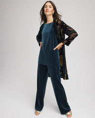 Chico's Collections Travelers™ Collection Floral Burnout Kimono Jacket