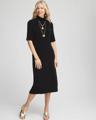Chico's Collections Travelers™ Mockneck Midi Dress