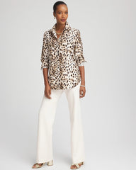 Chico's Collections No Iron™ Animal Print Shirt