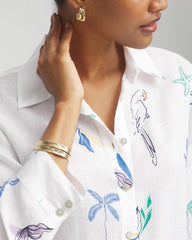 Chico's Collections No Iron™ Island Linen Shirt