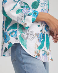 Chico's Collections No Iron™ Floral Linen Shirt