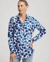 Chico's Collections No Iron™ Printed Sateen Shirt