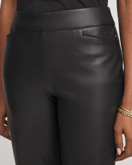 Chico's Collections Faux Leather Brigitte™ Pull-On Cropped Pants