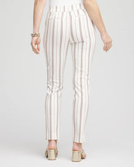 Chico's Collections Brigitte™ Striped Ankle Pants
