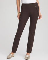 Chico's Collections Juliet Slim Trim Detail Ankle Pants