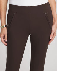 Chico's Collections Juliet Slim Trim Detail Ankle Pants