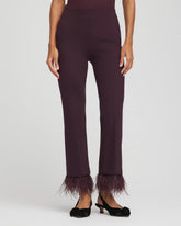 Chico's Collections Juliet Feathered Flared Cropped Pants