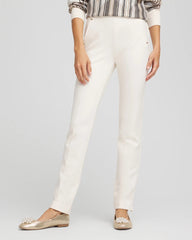 Chico's Collections Juliet Slim Trim Detail Pants