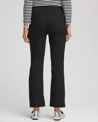 Chico's Collections Cropped Girlfriend Kick-Flare Jeans