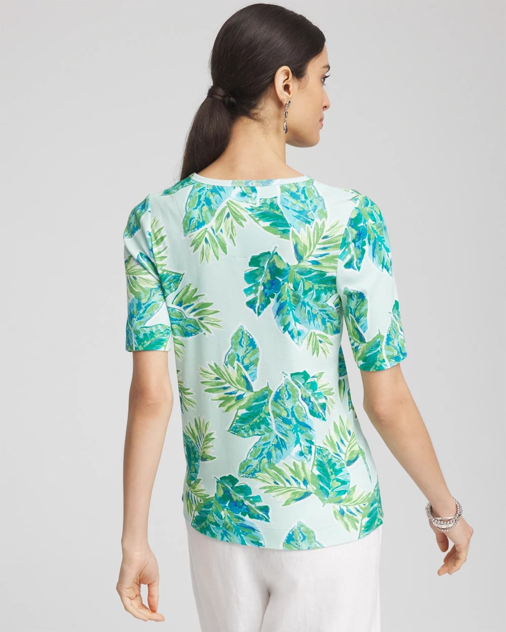Chico's Clothing Pima Short Sleeve Everyday Tee