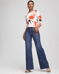 Chico's Clothing Tropical Touch of Cool™ Layering Tee
