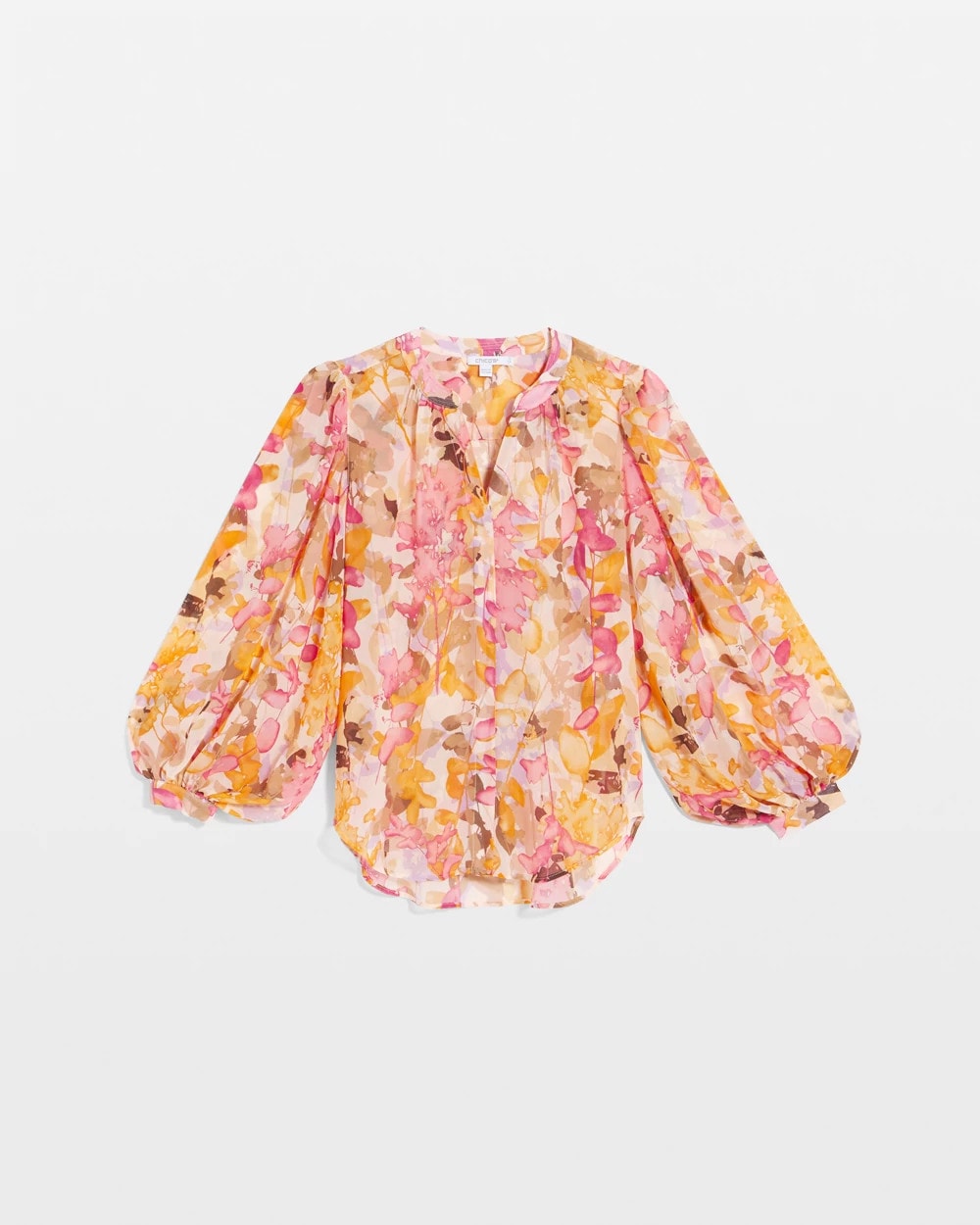 Chico's Clothing Split-Neck Blouse