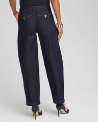 Chico's Clothing Tapered Trouser Jeans