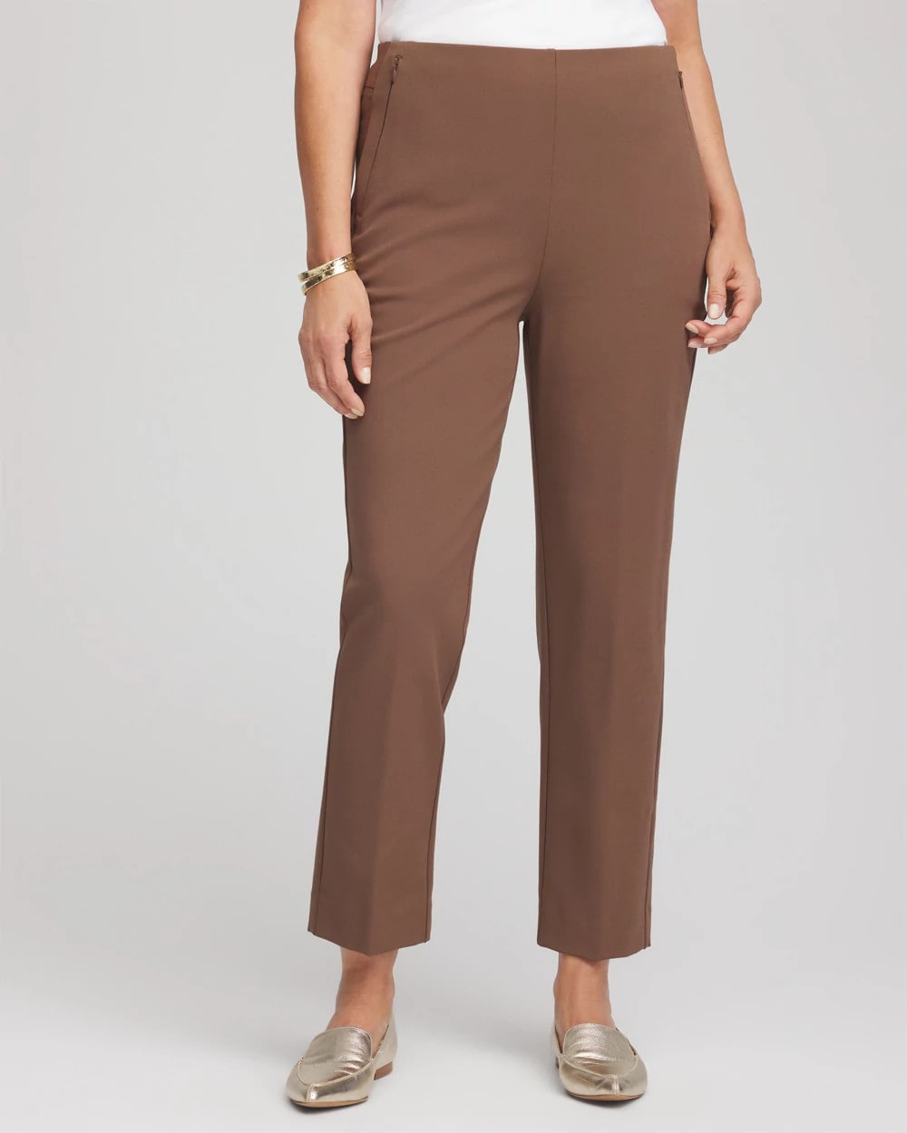 Chico's Clothing Lightweight Juliet Straight Ankle Pants