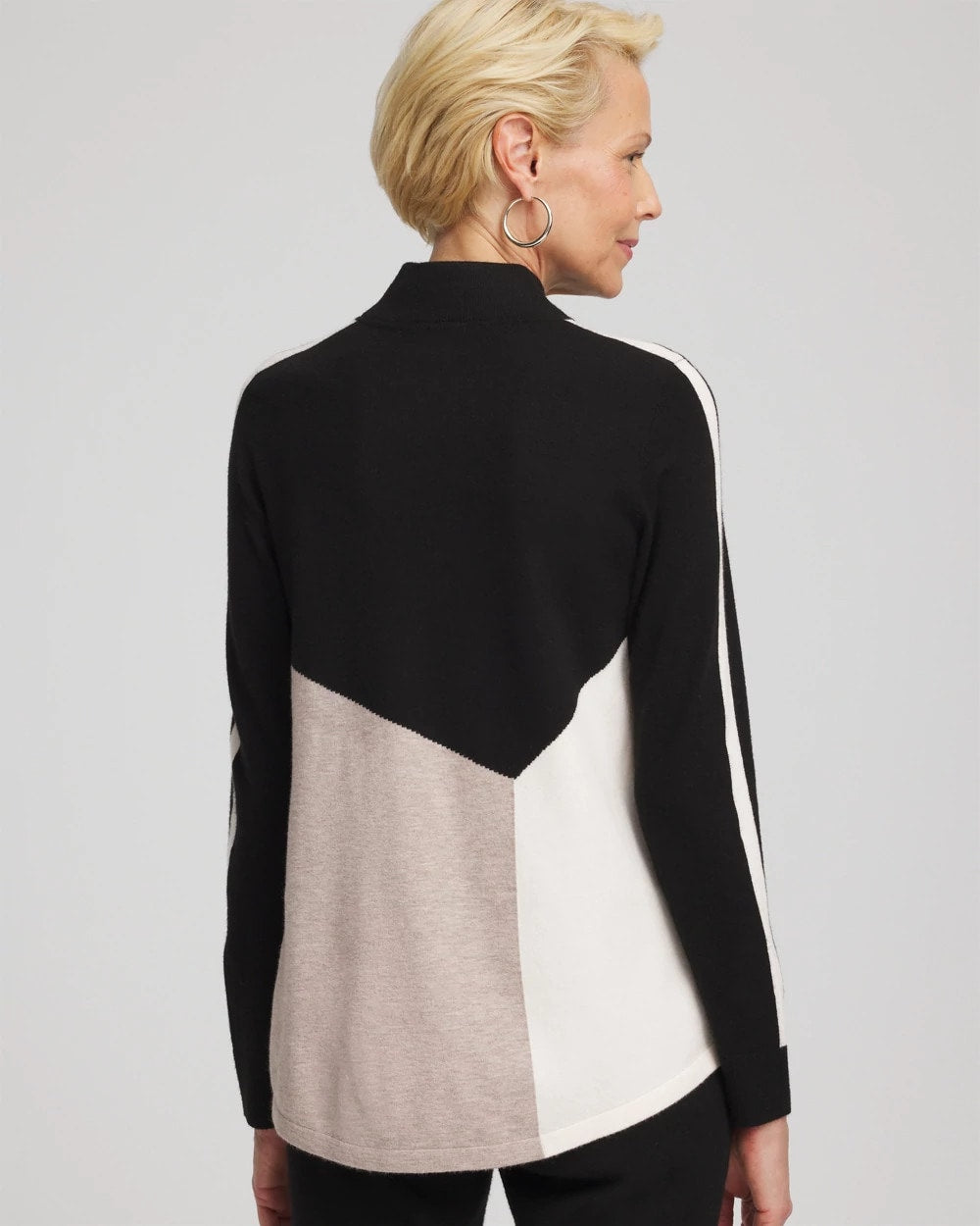 Chico's Clothing Zenergy® Luxe Colorblock Half-Zip Pullover