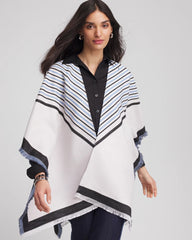 Chico's Clothing Woven Reversible Ruana
