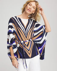 Chico's Clothing Voyage Belted Poncho
