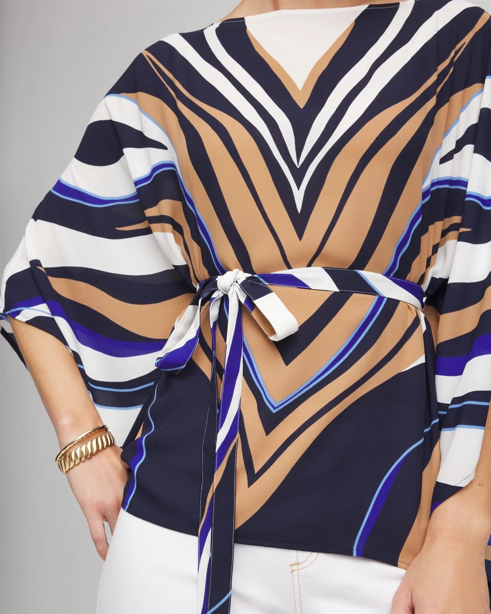 Chico's Clothing Voyage Belted Poncho