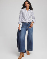 Chico's Clothing No Iron™  Chain Connection Shirt