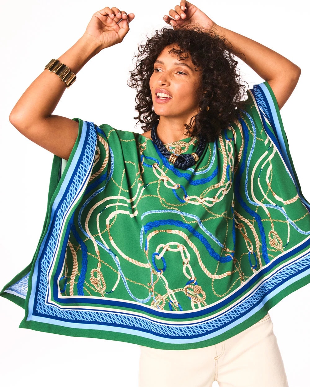 Chico's Clothing Rope Relic Poncho