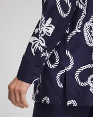 Chico's Clothing No Iron™ Rope Print Tunic