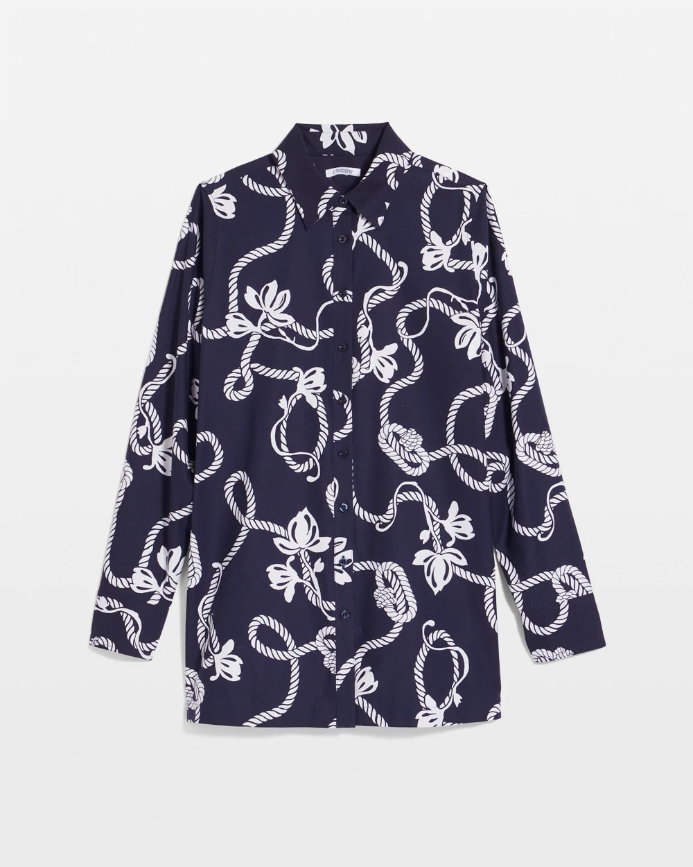 Chico's Clothing No Iron™ Rope Print Tunic