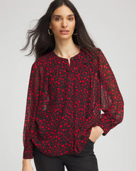 Chico's Clothing Lover Girl Georgette Blouse