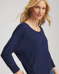 Chico's Clothing Dolman Denim Tee