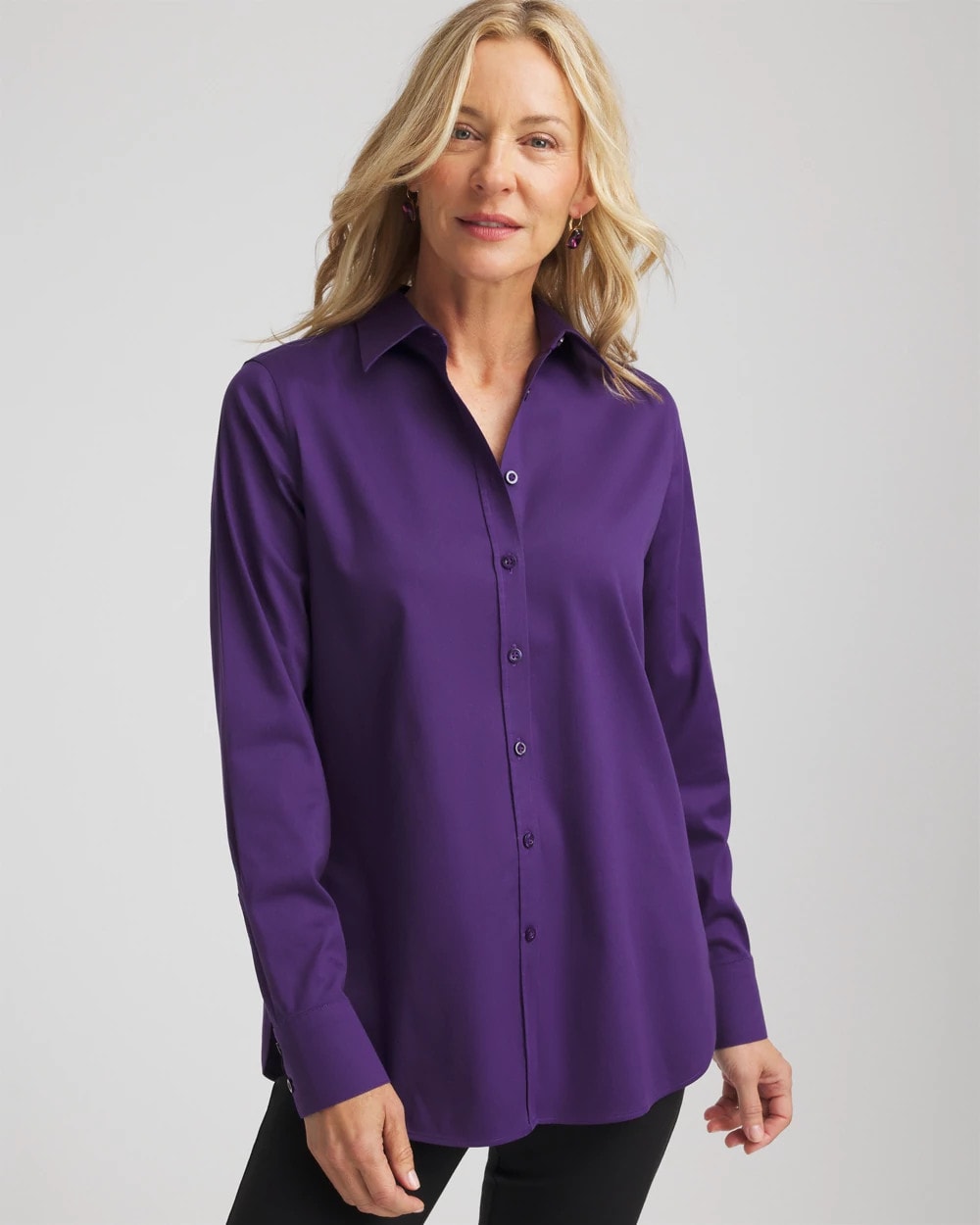 Chico's Clothing No Iron™ Stretch Shirt